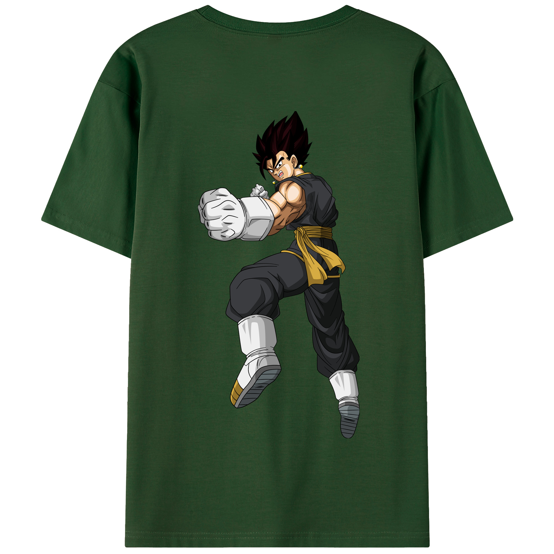 （画像用） ドラゴンボール ベジット DRAGON BALL Vegetto 綿100％半袖Tシャツ（背面プリント）